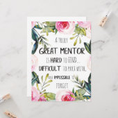 Richtig großes Mentor-Bonusangebot für Mentor-Gesc Karte (Vorderseite/Rückseite Beispiel)