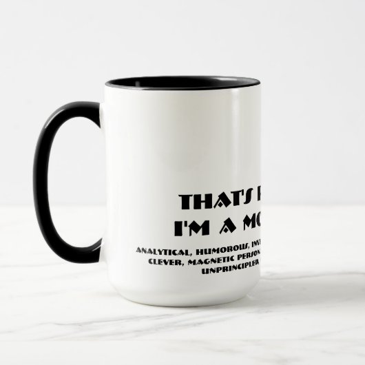 Richtig, ich bin ein Affe Tasse (Links)