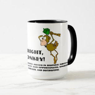 Richtig, ich bin ein Affe Tasse