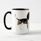 Richtig, ich bin ein Hund Tasse (Links)