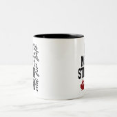 Richtig Nordstark und nicht für den Verkauf kanadi Zweifarbige Tasse (Mittel)