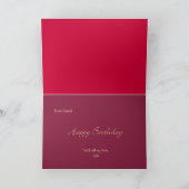 Richtig umsichtige Geburtstagskarte Karte (Innenseite)