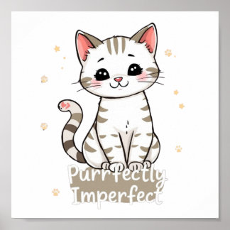 Richtig unvollkommenes digitales Download Poster