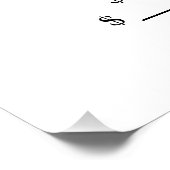 Richtige Babyduschspiele zu schätzen Poster (Ecke)