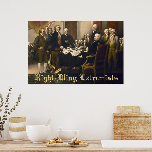 Richtige Extremisten Poster (Küche)