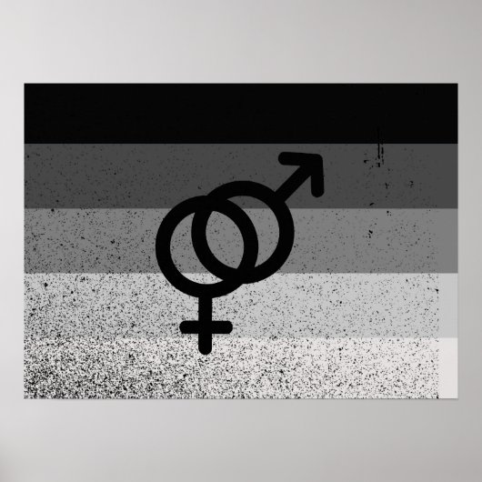 RICHTIGE FLAG ORIGINAL MIT SYMBOL -.pnng Poster (Vorne)