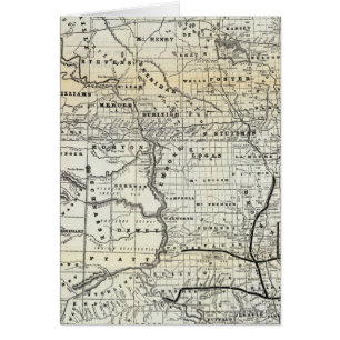 Richtige Karte von Dakota