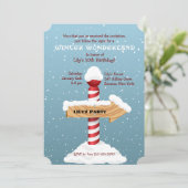 Richtige Party Einladung (Stehend Vorderseite)