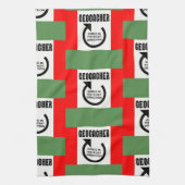 Richtige Richtung Geschirrtuch (Vertikal)