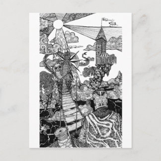 Richtige Richtung Postkarte