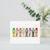 Richtiger Prüfungserfolg Postkarte (Stehend Vorderseite)