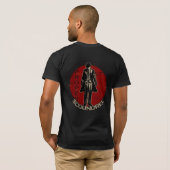 Richtiger Schurke 2-seitiges Design T-Shirt (Schwarz voll)