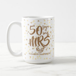 Richtiger Spaß 50. Goldener Hochzeitstag Kaffeetasse