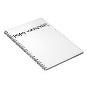Richtiges Mittwoch-Notebook Notizblock (Rechte Seite)