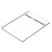 Richtiges Mittwoch-Notebook Notizblock (Linke Seite)