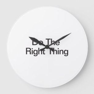 Richtiges tun große wanduhr