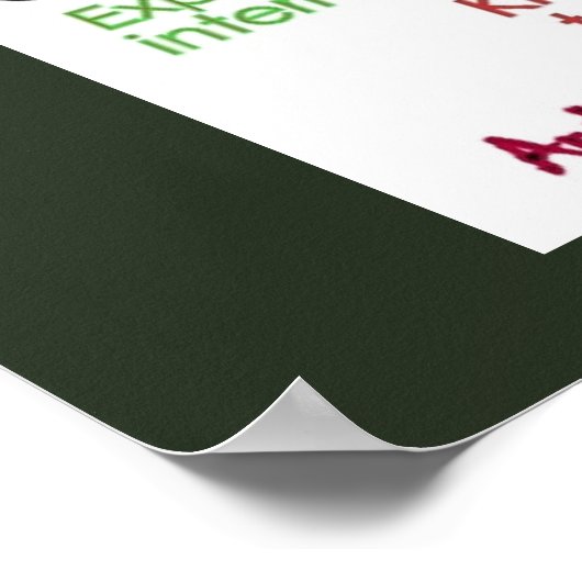 Richtlinien für das Bürowandplakat/die offene Tür Poster (Ecke)