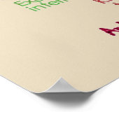 Richtlinien für das Bürowandplakat/die offene Tür Poster (Ecke)