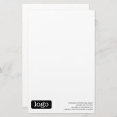 Richtlinien für Office- oder Geschäftslogos Briefpapier (Vorne/Hinten)