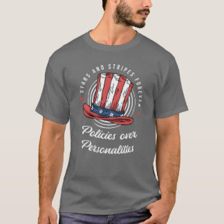 Richtlinien statt Persönlichkeiten Wahlmädchen T-Shirt