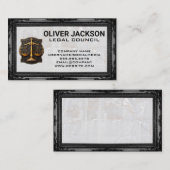 Richtskala | Antiquitätenrahmen | Rechtlich Visitenkarte (Vorne/Hinten)