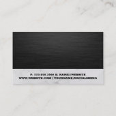 Richtskala | Anwalt Sleek Visitenkarte (Rückseite)