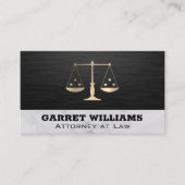 Richtskala | Anwalt Sleek Visitenkarte (Vorderseite)