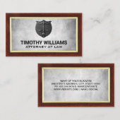 Richtskala | Gesetz Eingestuftes Logo Visitenkarte (Vorne/Hinten)