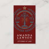 Richtskala | Logo für Rechtsanwaltsrecht Visitenkarte (Vorderseite)