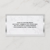 Richtskala | Marmor | Metallgrenze Visitenkarte (Rückseite)