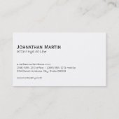 Richtskala | Marmoruntergrund | Rechtlich Visitenkarte (Rückseite)