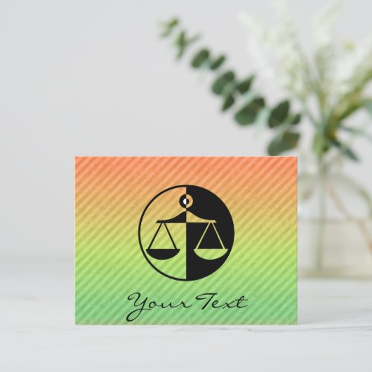 Richtskala Postkarte (Stehend Vorderseite)