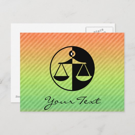 Richtskala Postkarte (Vorne/Hinten)