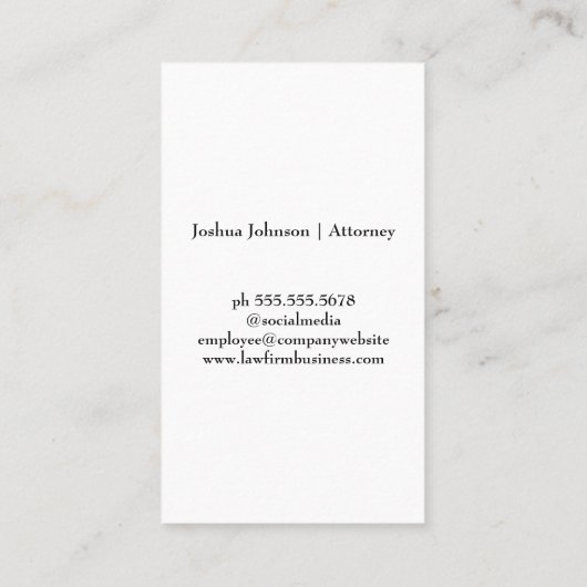 Richtskala | Recht Terminkarte (Rückseite)