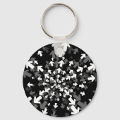 Richtung Abstrakter Schlüsselanhänger (Vorderseite)