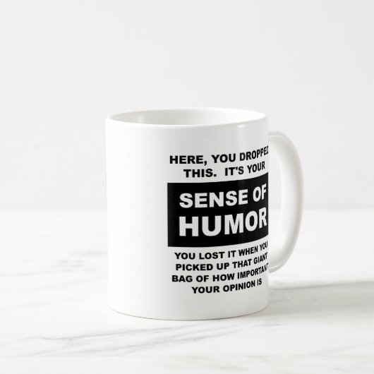 Richtung der Spaß-lustigen Tasse (VorderseiteRechts)