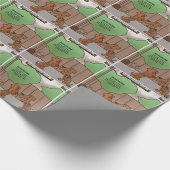 Richtung Dog Park Geschenkpapier (Ecke)