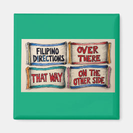 Richtung Filipino Street Magnet