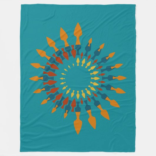 Richtung Fleecedecke (Vorderseite)