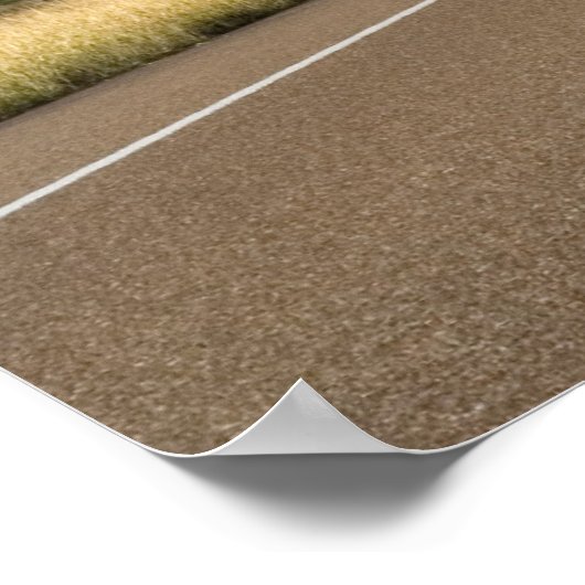 Richtung Horizont. Poster (Ecke)