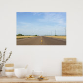 Richtung Horizont. Poster (Küche)