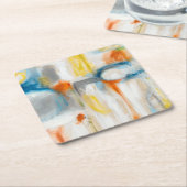 Richtung I Rechteckiger Pappuntersetzer (angewinkelt)