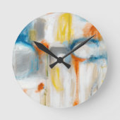 Richtung I Runde Wanduhr (Vorderseite)