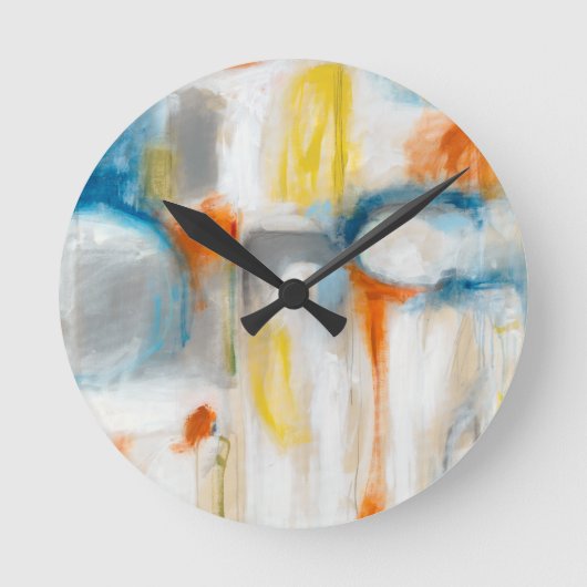 Richtung I Runde Wanduhr (Vorderseite)