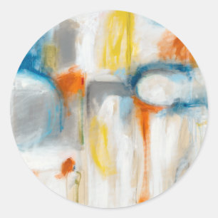 Richtung I Runder Aufkleber