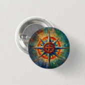 Richtung im Chaos (Compass-Rose) Button (Vorne & Hinten)