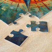 Richtung im Chaos (Compass-Rose) Puzzle (Seite)