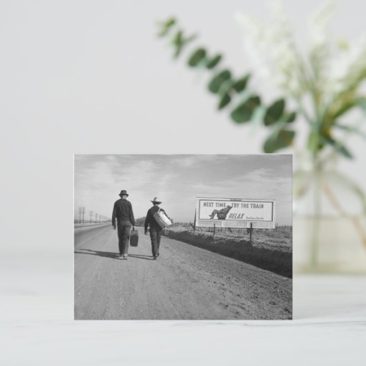 Richtung L.A. - 1937 Postkarte (Stehend Vorderseite)