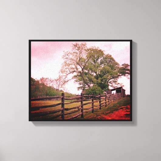 Richtung Leinwanddruck (Vorderseite)