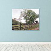 Richtung Leinwanddruck (Insitu (Holzboden))